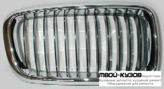 РЕШЕТКА РАДИАТОРА ПРАВАЯ СТОРОНА ХРОМ-ЧЁРНЫЙ (ТАЙВАНЬ) для BMW E38 (06.1994 - 08.1998) (09.1998 - 2002)