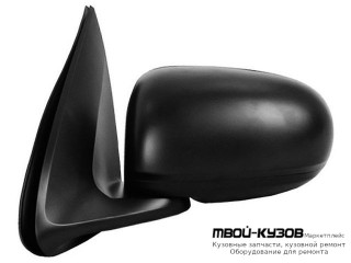 ЗЕРКАЛО ЛЕВАЯ СТОРОНА МЕХАН С ТРОСИК (ASPHERICAL) (ТАЙВАНЬ) для Nissan ALMERA N16 (06.2000-), Nissan ALMERA N16E (2002-)