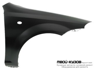 КРЫЛО ПЕРЕДНИЙ ПРАВАЯ СТОРОНА (ХЭТЧБЭК) С ОТВ ПОД ПОВТОРИТЕЛЬ (ТАЙВАНЬ) для Chevrolet LACETTI (2004-) / DAEWOO NUBIRA (2004-)