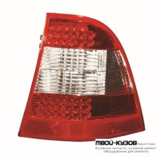 ФОНАРЬ ЗАДНИЙ ВНЕШНИЙ ЛЕВАЯ + ПРАВАЯ (КОМПЛЕКТ) ТЮНИНГ С ДИОД СТОП СИГНАЛ (DEPO) для Mercedes W163 (ML) (09.1998-)