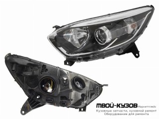 ФАРА ЛЕВАЯ СТОРОНА ЛИНЗОВАННАЯ С КОРРЕКТОР (DEPO) для Renault KAPTUR (2016-)