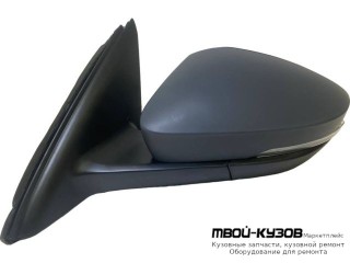 ЗЕРКАЛО ЛЕВАЯ СТОРОНА ЭЛЕКТР С ПОДОГРЕВОМ , УКАЗАТЕЛЬ ПОВОРОТА (КИТАЙ) для Skoda OCTAVIA (2013-2017)