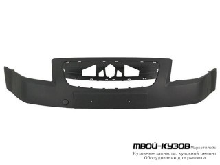 БАМПЕР ПЕРЕДНИЙ ВЕРХН , БЕЗ ОТВ П/ОМЫВАТЕЛЬ ФАР (ТАЙВАНЬ) для Citroen C2 (10.2003-)