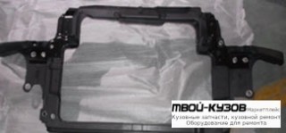 СУППОРТ РАДИАТОРА ДВУХВЕНТИЛЯТ ПЛАСТИК (КИТАЙ) для Skoda FABIA (01.2000 - 2006)