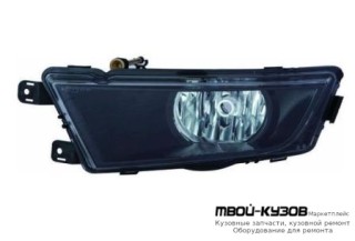 ФАРА ПРОТИВОТУМАННАЯ ЛЕВАЯ СТОРОНА ВНУТРИ (DEPO) ЧЁРНЫЙ для Skoda OCTAVIA (2013-2017)