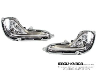 ФАРА ПРОТИВОТУМАННАЯ ЛЕВАЯ + ПРАВАЯ (КОМПЛЕКТ) для Hyundai SOLARIS (2011-)