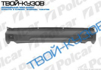 DOBLO 06-10 ЗАДНИЙ БАМПЕР, ЧЕРНЫЙ, ЦЕНТР.