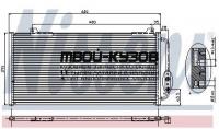 94255 - РАДИАТОР КОНДИЦИОНЕРА (NISSENS) Rover 200 (1995-)