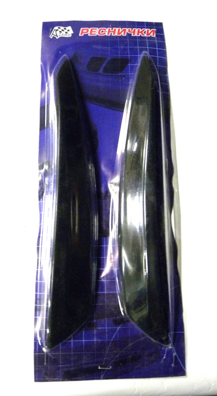 Накладки (реснички) фар ВАЗ-2170 некраш. (Азард) 2 шт.