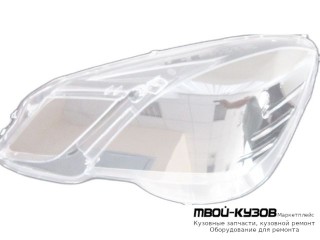 СТЕКЛО ФАРЫ ЛЕВАЯ СТОРОНА (КИТАЙ) для Mercedes W212 (2009-)
