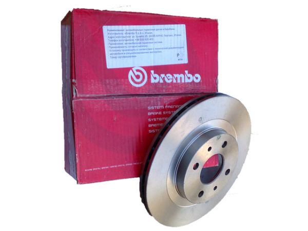 Диск тормозной ВАЗ-2112 R14 вент. (Brembo) SPORT 09.8903.75 (2 шт.)