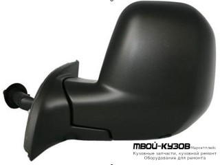 ЗЕРКАЛО ЛЕВАЯ СТОРОНА МЕХАН С ТРОСИК (CONVEX) (ТАЙВАНЬ) для Peugeot PARTNER (2008-2015), Citroen BERLINGO (2008-)