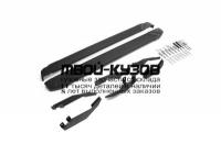 F173ALB.5303.2 - ПОРОГИ-ПОДНОЖКИ (КОМПЛЕКТ) Black (RIVAL) Ssangyong Actyon 2 (2010-2013)