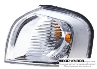 УКАЗ.ПОВОРОТА УГЛОВОЙ ЛЕВАЯ СТОРОНА ВНУТРИ (DEPO) ХРОМ для Volvo S80 (1998-)