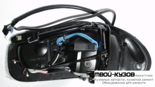 ЗЕРКАЛО ПРАВАЯ СТОРОНА ЭЛЕКТР С ПОДОГРЕВОМ , АВТОСКЛАДЫВ , ПАМЯТЬЮ БЕЗ КРЫШК (ASPHERICAL) (ТАЙВАНЬ) для Mercedes W220 (10.1998-)