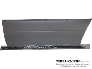 МОЛДИНГ КУЗОВА ЛЕВАЯ СТОРОНА НА ЗАДНИЙ ДВЕРЬ В СБОРЕ С ХРОМ МОЛДИНГ ГРУНТ (ТАЙВАНЬ) для Mercedes W140 SEDAN (05.1993 - 10.1998)