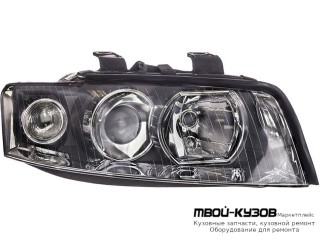 ФАРА ПРАВАЯ СТОРОНА ПОД КОРРЕКТОР (КСЕНОН) (DEPO) для Audi A4 (02.2001 - 2004)
