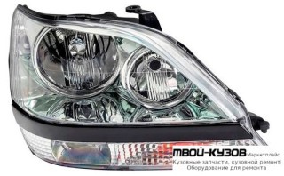 ФАРА ПРАВАЯ СТОРОНА (USA) ВНУТРИ ХРОМ (КИТАЙ) для Lexus RX 300 (1999 - 02.2002)