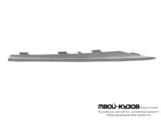 МОЛДИНГ РЕШЕТКИ БАМПЕРА ПРАВАЯ СТОРОНА СЕРЫЙЕБРИСТ (ТАЙВАНЬ) для BMW E70 X5 (2007-)