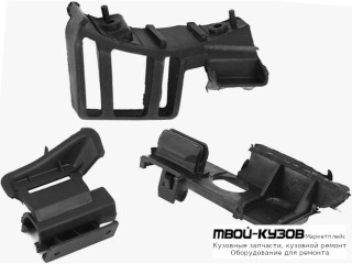 КРЕПЛЕНИЕ БАМПЕРА ПЕРЕДНИЙ ЛЕВАЯ + ПРАВАЯ (КОМПЛЕКТ) (КИТАЙ) для KIA RIO III (2005-)