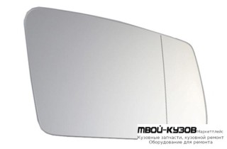 СТЕКЛО ЗЕРКАЛА ПРАВАЯ СТОРОНА С ПОДОГРЕВОМ (ASPHERICAL) (ТАЙВАНЬ) для Mercedes W204 (2007-)