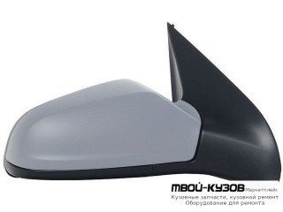 ЗЕРКАЛО ПРАВАЯ СТОРОНА (3 ДВ) ЭЛЕКТР С ПОДОГРЕВОМ (CONVEX) ГРУНТ (ТАЙВАНЬ) для Opel ASTRA H (06.2004-)
