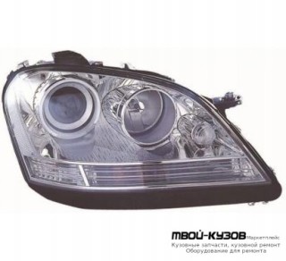 ФАРА ПРАВАЯ СТОРОНА С КОРРЕКТОР ЛИНЗОВАННАЯ (DEPO) для Mercedes W164 (ML) (07.2005-)