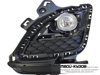 ФАРА ПРОТИВОТУМАННАЯ ЛЕВАЯ СТОРОНА В СБОРЕ С РЕШЕТК (DEPO) для Mazda 6 (2008-2012)