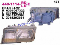 ФАРА левая  - для MERCEDES W201