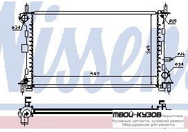 РАДИАТОР ОХЛАЖДЕНИЯ (см.каталог) для Ford FOCUS (11.1998 - 10.2001) (11.2001-)