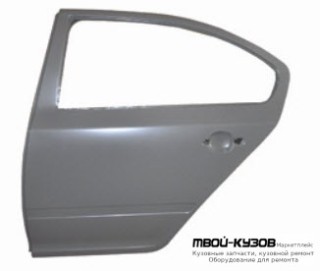 ДВЕРЬ ЗАДНИЙ ЛЕВАЯ СТОРОНА (КИТАЙ) для Skoda OCTAVIA (2004-2008)