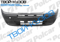 PUNTO II 99- 5ДВЕРЕЙ БАМПЕР ПЕРЕДНИЙ С РЕШЕТКОЙ И НАКЛАДКАМИ ЧЕРНЫЙ