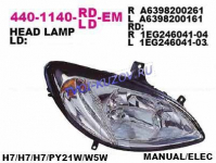 VITO/VIANO 03-  ФАРА R H7+H7+H7    440-1140R-LD-EM