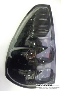 ФОНАРЬ ЗАДНИЙ ВНЕШНИЙ ЛЕВАЯ + ПРАВАЯ (КОМПЛЕКТ) ТЮНИНГ С ДИОД (EAGLE EYES) ТОНИР ВНУТРИ ЧЁРНЫЙ ХРОМ для Toyota LANDCRUISER PRADO 120 (09.2002-)