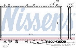 РАДИАТОР ОХЛАЖДЕНИЯ AT 3 для Toyota CAMRY V20 (07.1996 - 09.2001)