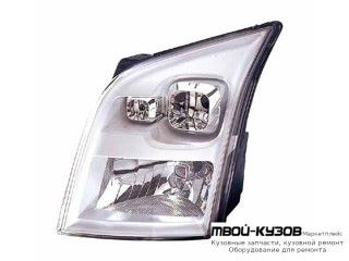 ФАРА ЛЕВАЯ СТОРОНА ПОД КОРРЕКТОР (DEPO) для Ford TRANSIT (2006-)
