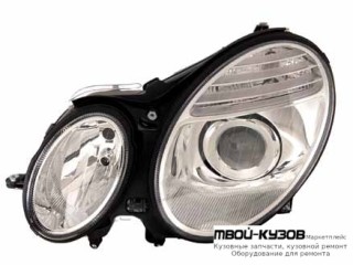 ФАРА ЛЕВАЯ + ПРАВАЯ (КОМПЛЕКТ) ТЮНИНГ (КСЕНОН) С КОРРЕКТОР ЛИНЗОВАННАЯ (DEPO) для Mercedes W211 (07.2002-)