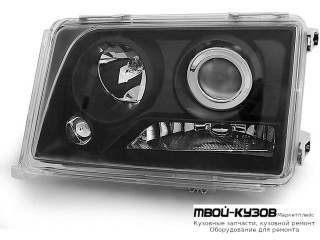 ФАРА ЛЕВАЯ СТОРОНА ТЮНИНГ ЛИНЗОВАННАЯ ВНУТРИ ЧЁРНЫЙ для Mercedes W124 (01.1985 - 08.1989) (09.1989 - 06.1993) E124 (07.1993 - 06.1995)