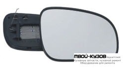 СТЕКЛО ЗЕРКАЛА ПРАВАЯ СТОРОНА С ПОДОГРЕВОМ (CONVEX) (ТАЙВАНЬ) для Volvo S60 (2000-), Volvo S80 (1998-)