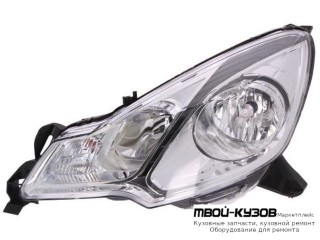 ФАРА ЛЕВАЯ СТОРОНА С КОРРЕКТОР (DEPO) для Citroen C3 (2009-) / DS3 (2010-)