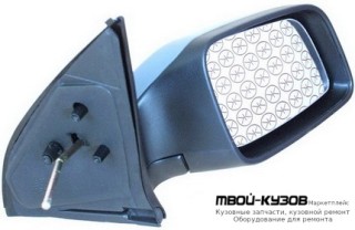 ЗЕРКАЛО ПРАВАЯ СТОРОНА МЕХАН С ТРОСИК (CONVEX) (ТАЙВАНЬ) для Opel ASTRA (03.1998 - 2003)