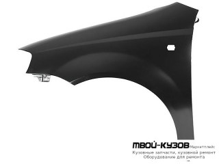 КРЫЛО ПЕРЕДНИЙ ЛЕВАЯ СТОРОНА С ОТВ ПОД ПОВТОРИТЕЛЬ (ТАЙВАНЬ) для Chevrolet AVEO T200 (2004-)