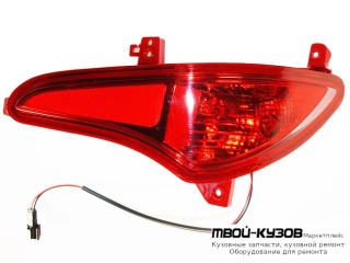 ФОНАРЬ-КАТАФОТ ПРАВАЯ СТОРОНА В ЗАДНИЙ БАМПЕР (СЕДАН) (КИТАЙ) для Hyundai SOLARIS (2011-)