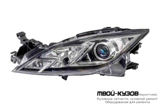 ФАРА ЛЕВАЯ СТОРОНА +/- ПОД КОРРЕКТОР (DEPO) для Mazda 6 (2008-2012)