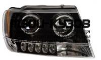 CS145-B1WHA - ТЮНИНГ-ФАРЫ (КОМПЛЕКТ) (EAGLE EYES) Jeep Grand Cherokee WJ (1999-2005)