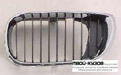 РЕШЕТКА РАДИАТОРА ЛЕВАЯ СТОРОНА ХРОМ-ЧЁРНЫЙ (ТАЙВАНЬ) для BMW E46 СЕДАН / УНИВЕРСАЛ (05.1998 - 08.2001) (09.2001 - 2003)