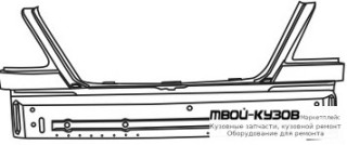 ПАНЕЛЬ БАГАЖНИКА ЦЕНТРАЛ (ТАЙВАНЬ) для Mercedes W202 (06.1993 - 06.2000)