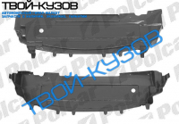 S60/V70 ЗАЩИТА БАМПЕРА НИЖНЯЯ