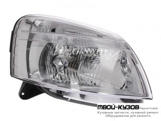 ФАРА ПРАВАЯ СТОРОНА С КОРРЕКТОР (DEPO) для Peugeot PARTNER / CITROEN BERLINGO / (2003-), Citroen BERLINGO / PEUGEOT PARTNER (01.2003-)