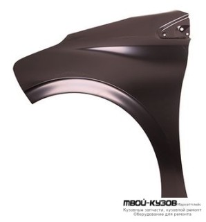 КРЫЛО ПЕРЕДНИЙ ЛЕВАЯ СТОРОНА (ТАЙВАНЬ) для Peugeot 208 (2012-)